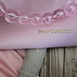 Juicy Couture Pink Beaded Handba   SOLD